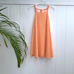 Light Peach Cocktail Dress
